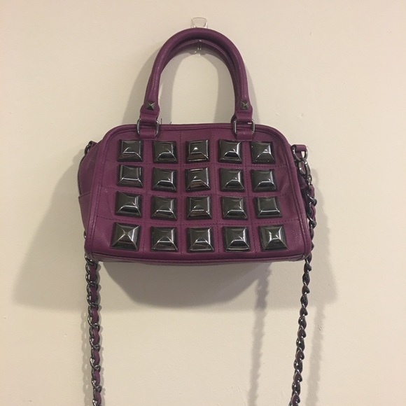 Betsey Johnson Handbags - Purple Studded Betsey Johnson Purse